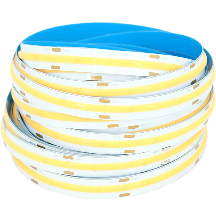 LED pásek COB 24V / 528LED / 14W / 3000K / IP20 / 10mm / PRO+